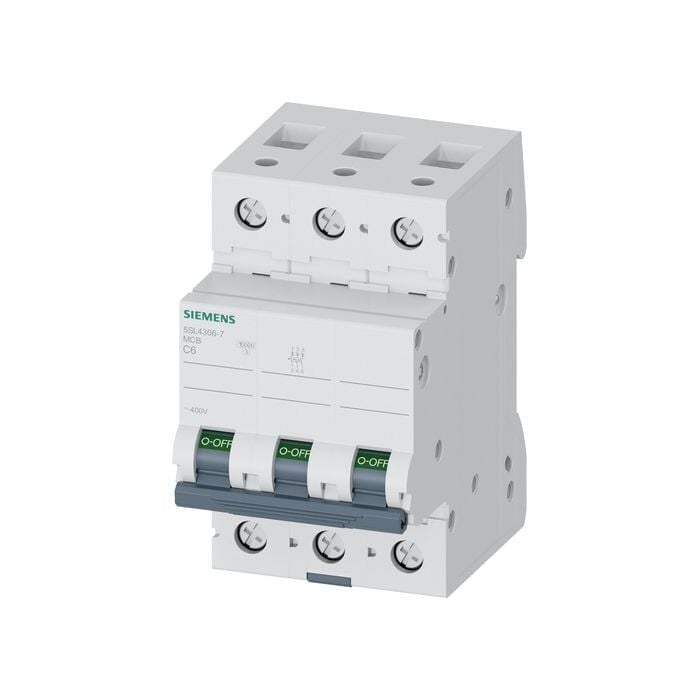 Siemens 6A; 3 Fazli; 70Mm Otomat; Anahtarli Otomatik Sigorta; 10Ka; C Tipi; Yavaş Karakterli 5SL4306-7