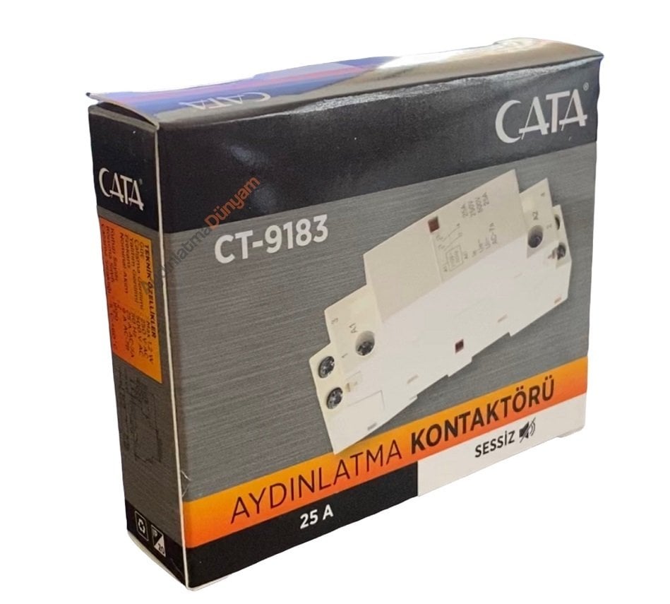 Cata CT-9183 25A Mini Sessiz Kontaktör
