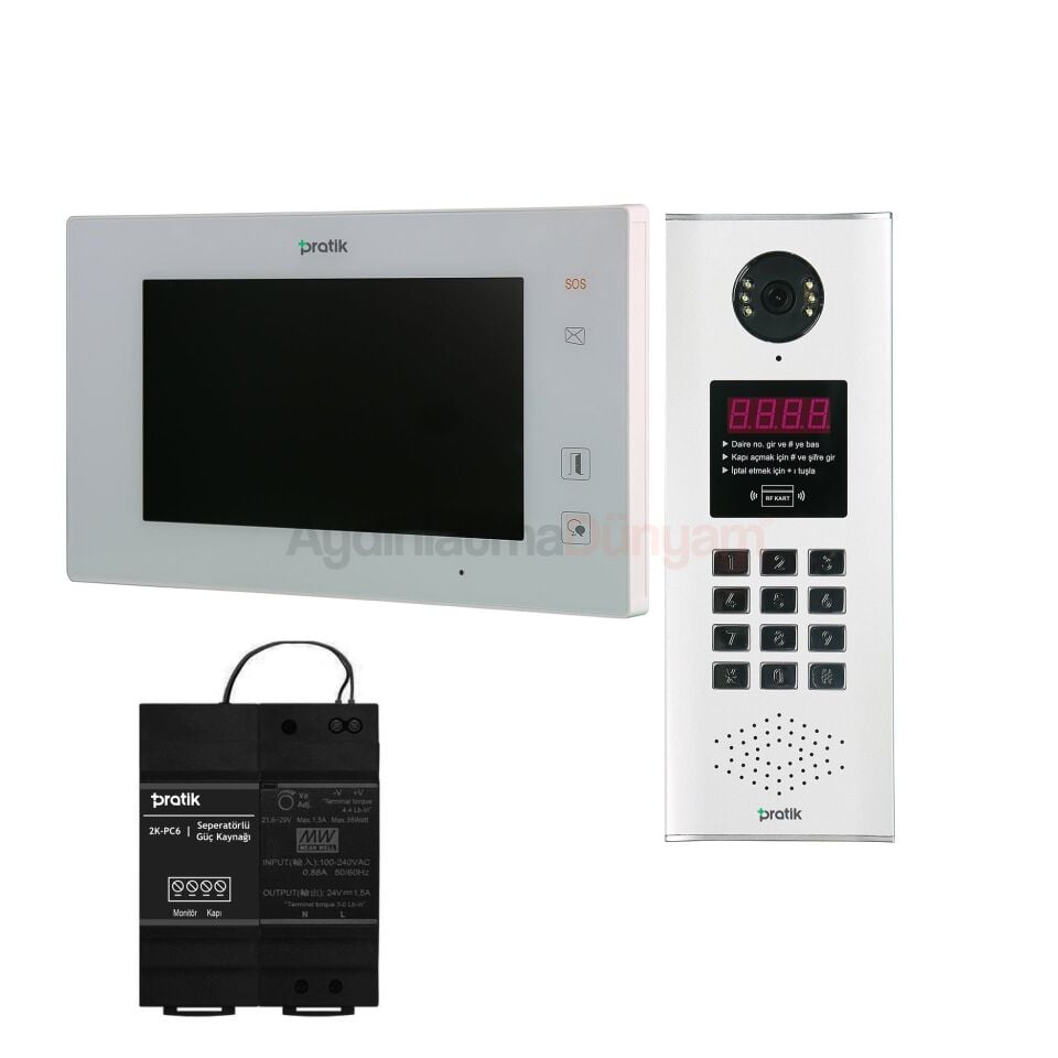 Pratik 5 Daire 7 inç Görüntülü Paket