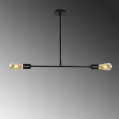 Aydinlatmadunyam Avize Black Flower-160