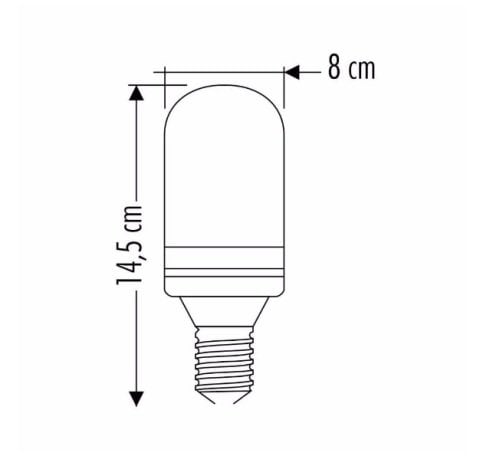 Cata Ct-4059 5w Alevli Led Ampul Amber Renk
