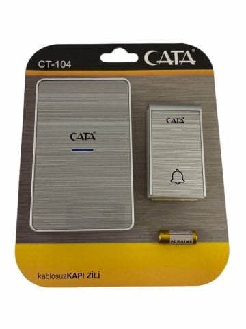 Cata Uzaktan Kumandalı Zil CT-104 Lüx Model Led Işıklı