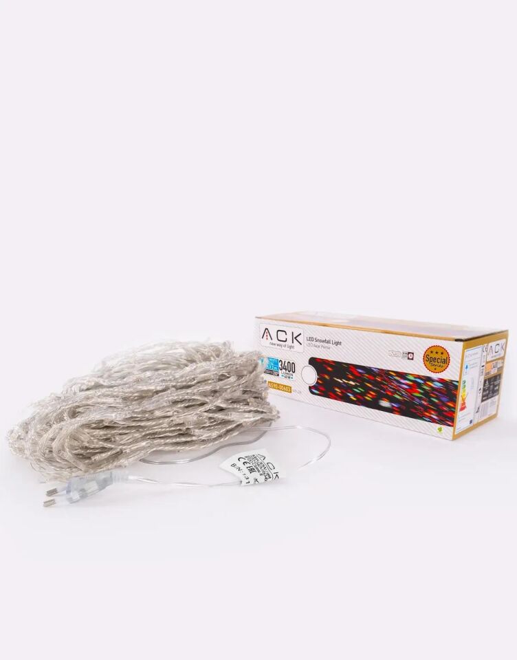 ACK 2X2Mt 220V 6500K Led Akar Perde AS90-00603