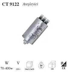 Cata Ateşleyici (70W - 400W) CT-9122