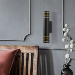 Aydinlatmadunyam Aplik BlackYellow Cut-11825