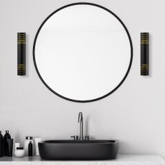 Aydinlatmadunyam Aplik BlackYellow Cut-11825