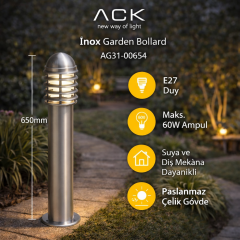 Ack Bahçe Aydinlatma Direk