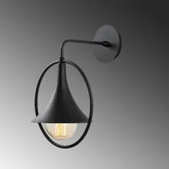 Aydinlatmadunyam Aplik Black Muro-124
