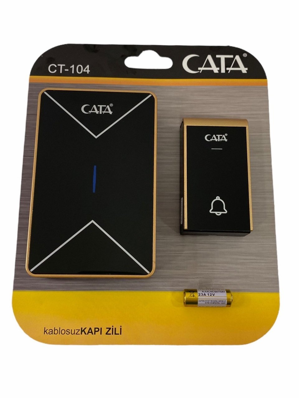 Cata Uzaktan Kumandalı Zil CT-104 Lüx Model Led Işıklı