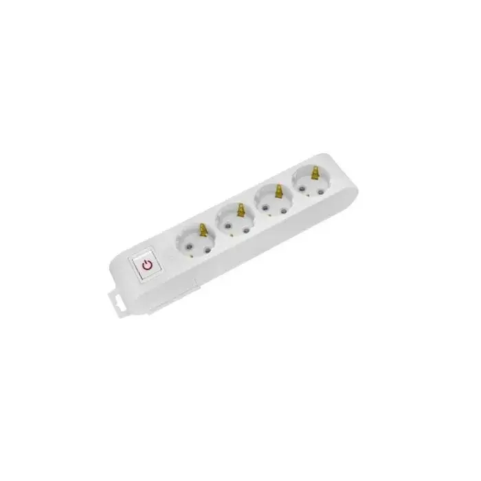 Horoz 210-002-402 DECO 4 LÜ ANAHTARLI BEYAZ GRUP PRIZ (2M) (3*1)