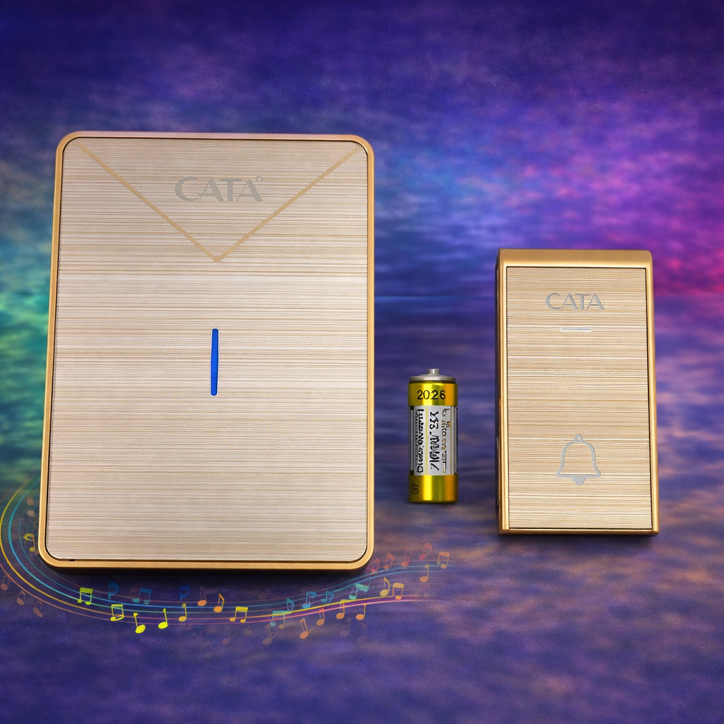 Cata Uzaktan Kumandalı Zil CT-104 Lüx Model Led Işıklı