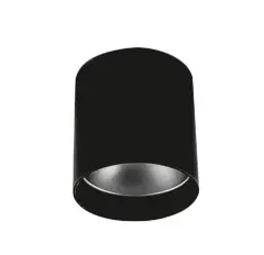 Cata Foça Sıva Üstü Led Siyah-Platin Boş Kasa Gu10 Duy CT-5421SP