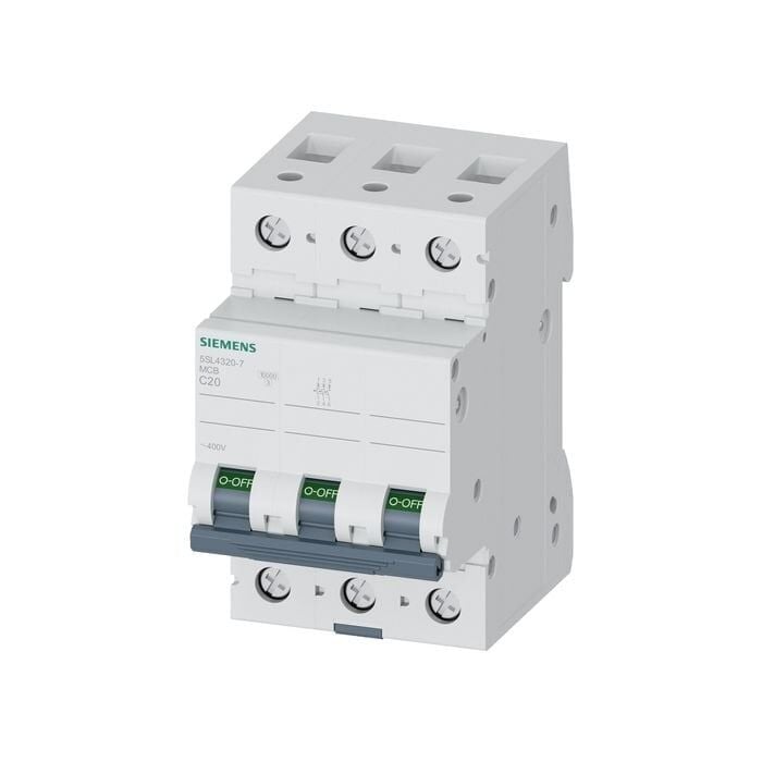 Siemens 20A; 3 Fazli; 70Mm Otomat; Anahtarli Otomatik Sigorta; 10Ka; C Tipi; Yavaş Karakterli 5SL4320-7