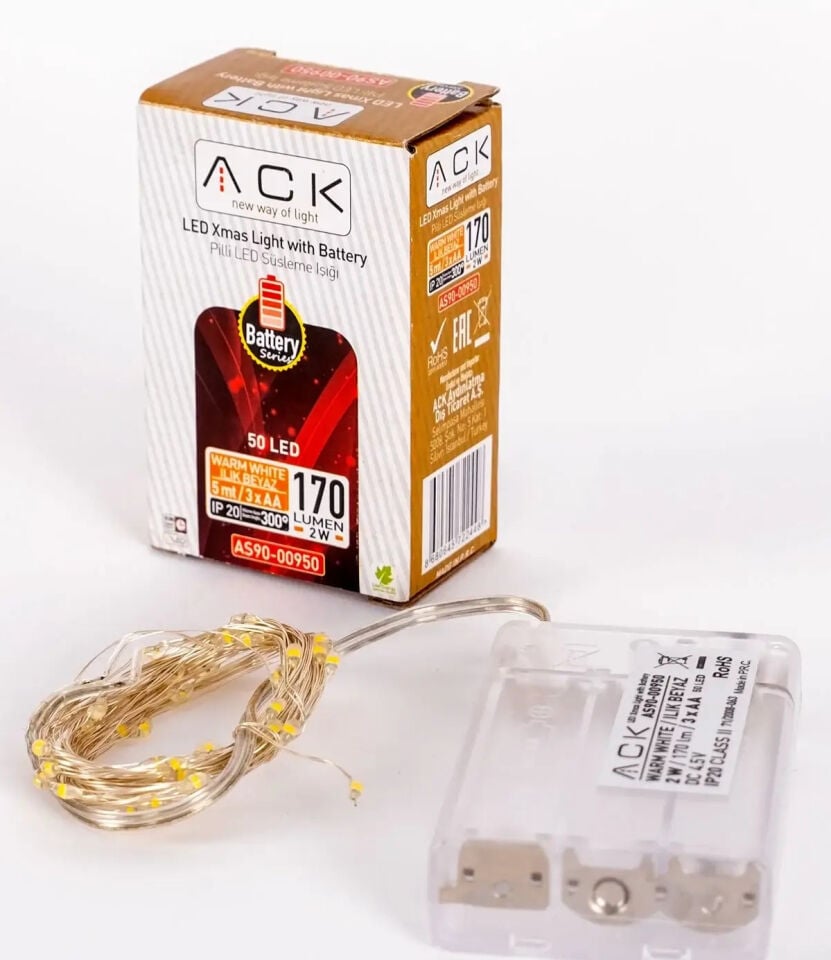 ACK 5Mt 50Led 3000K Peri led Led Susleme Isıgı AS90-00950