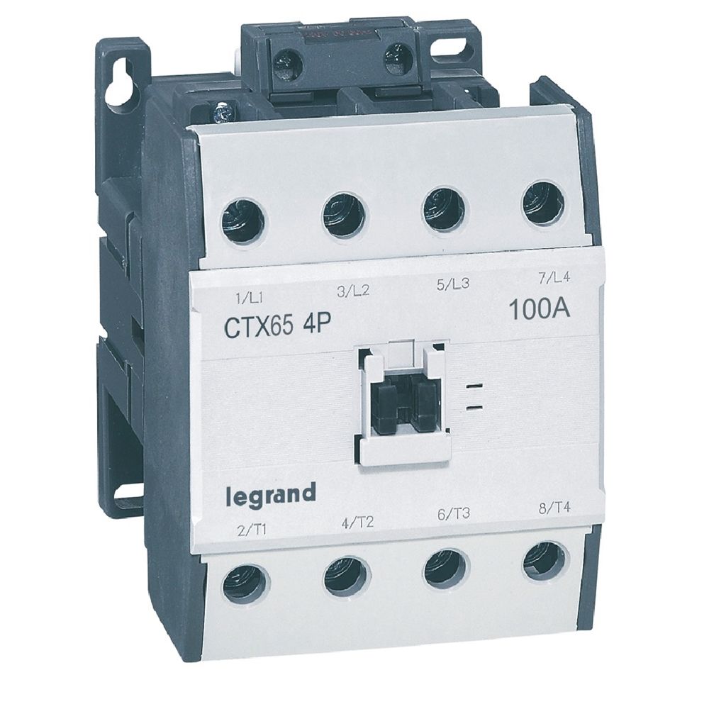 Legrand  CTX³ 4P kontaktör bobin gerilimi 230V AC - AC1 göre 100A veya AC3 göre 65A LEG-416446