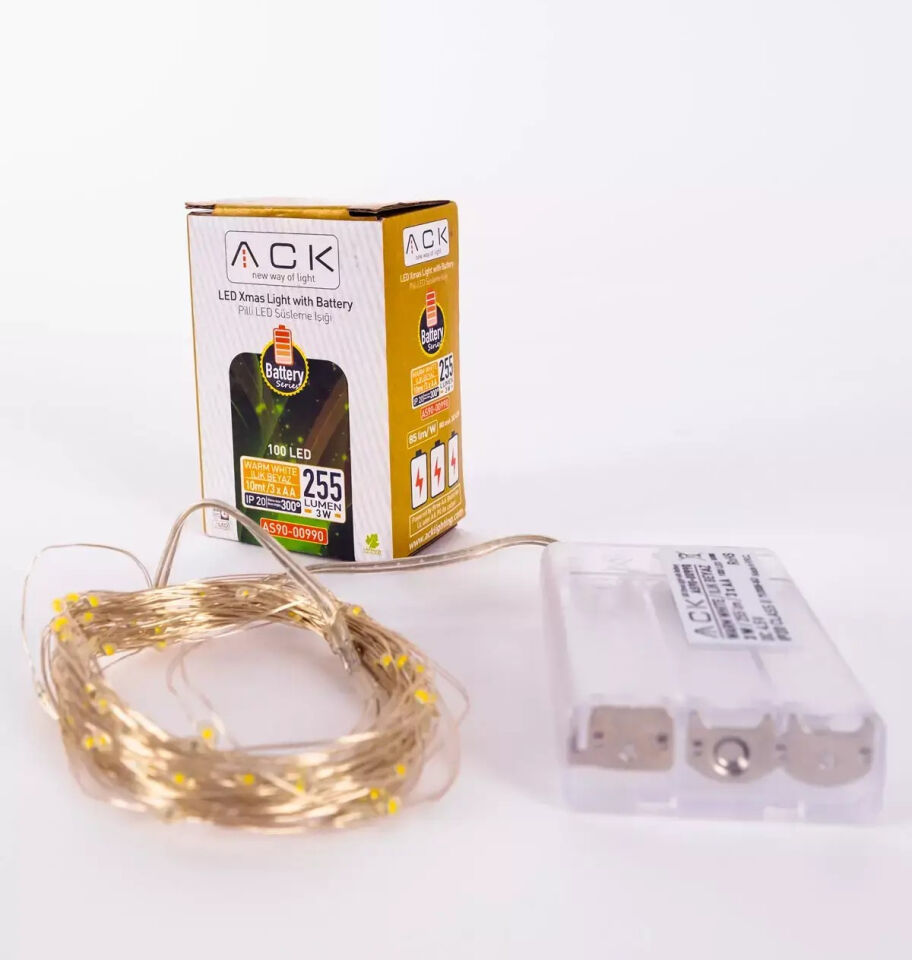 ACK 10Mt 100Led 3000K Peri Led Susleme Isıgı AS90-00990