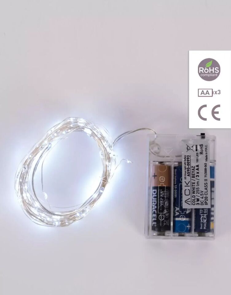 ACK 10Mt 100Led 6500K Peri Led Susleme Isıgı AS90-00993