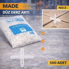 Made Düz Derz Arti No: 3 500 Adet