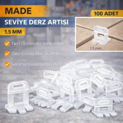 Made Seviye Derz Artisi 1 Mm 100 Adet