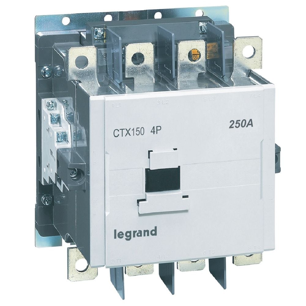 Legrand  CTX³ 4P kontaktör bobingerilimi 100-240V AC/DC -AC1 göre 250A veya AC3 göre 150A LEG-416476