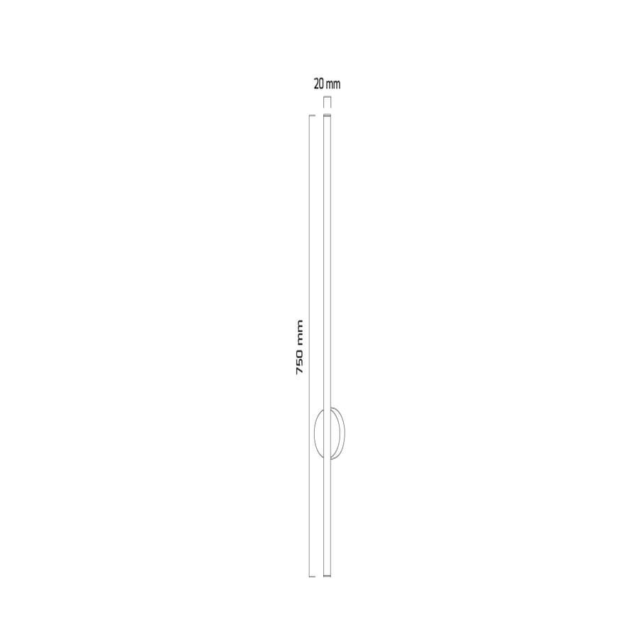 Goya Gy 4208 Dekoratif Aplik Eskitme 12W 75Cm 3000K