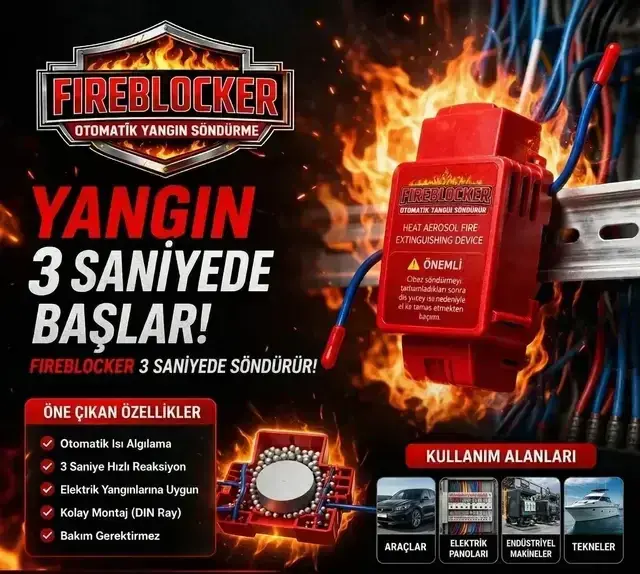 Fireblocker Otomatik Yangin Söndürme Cihazi