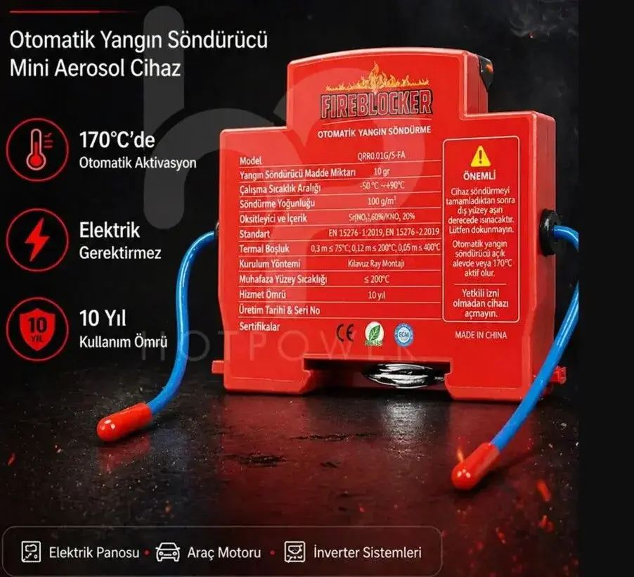 Fireblocker Otomatik Yangin Söndürme Cihazi