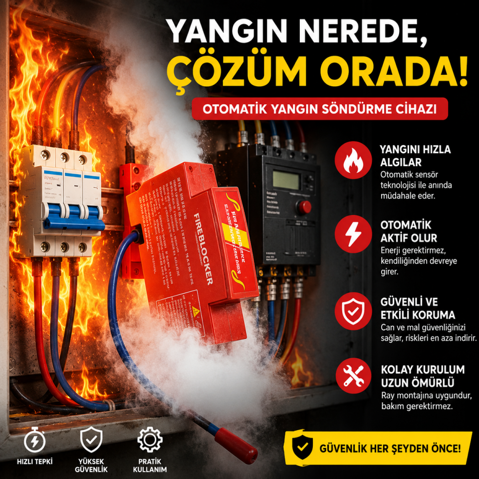 Fireblocker Otomatik Yangin Söndürme Cihazi