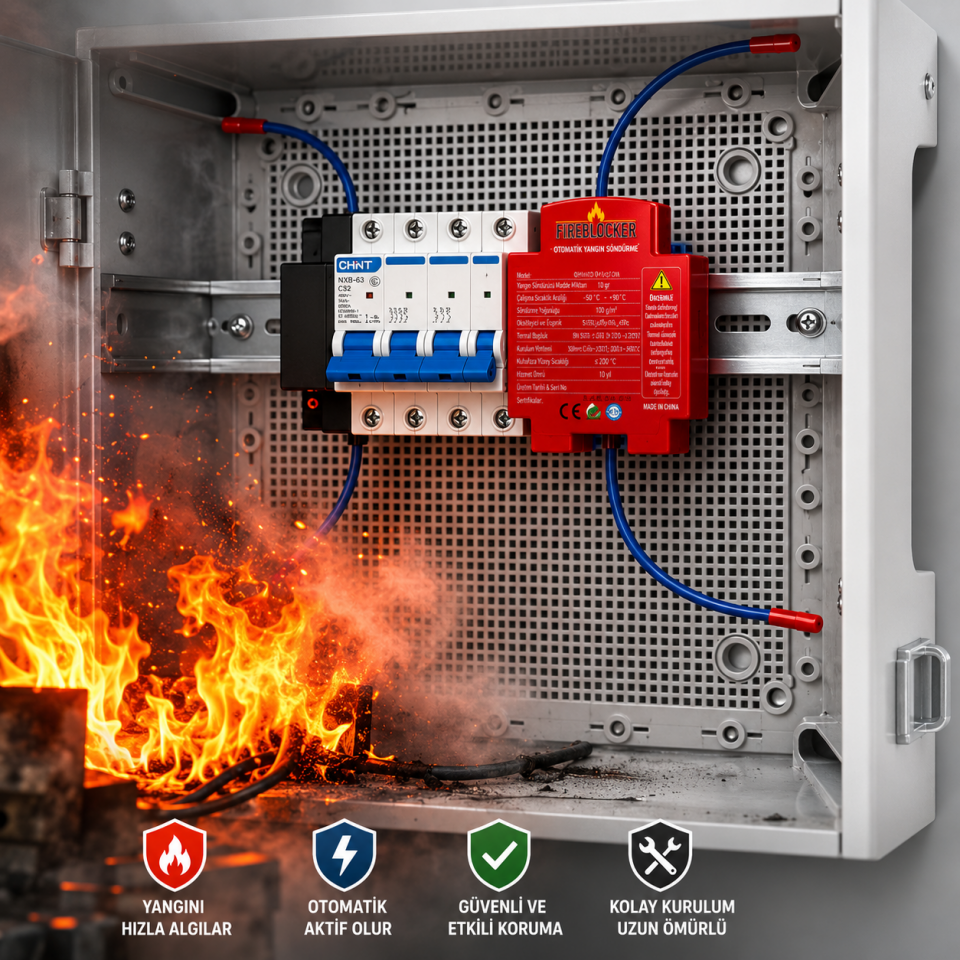 Fireblocker Otomatik Yangin Söndürme Cihazi