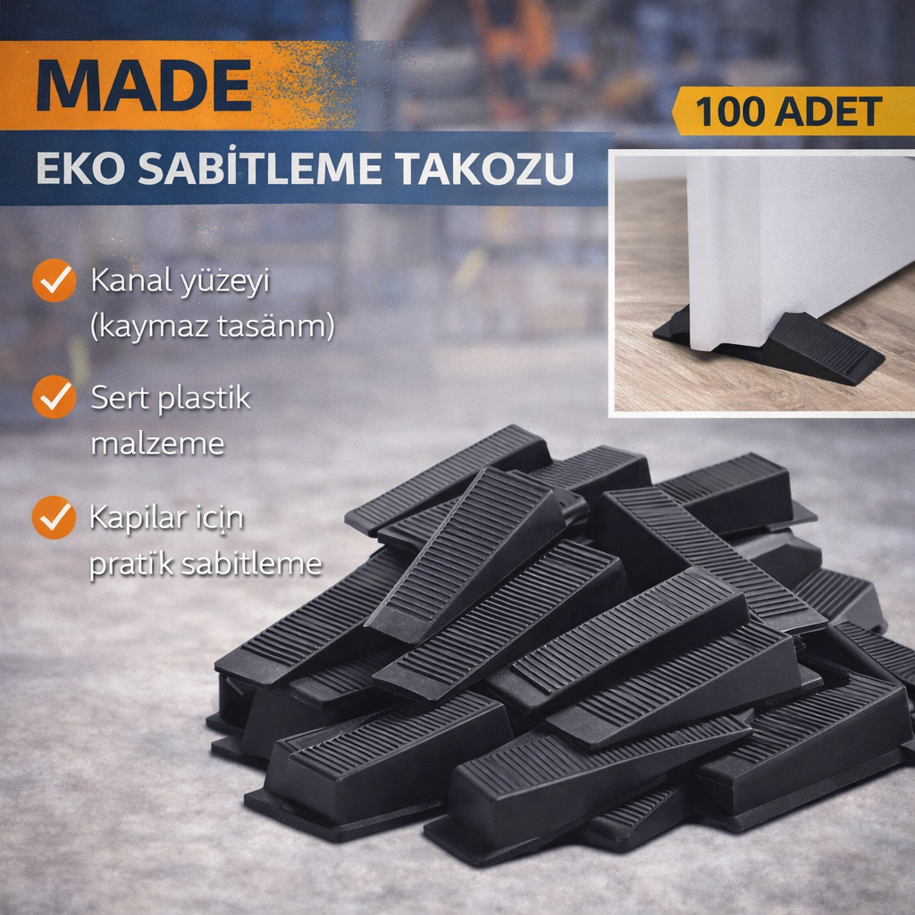 Made Eko Sabitleme Takozu  100 Adet