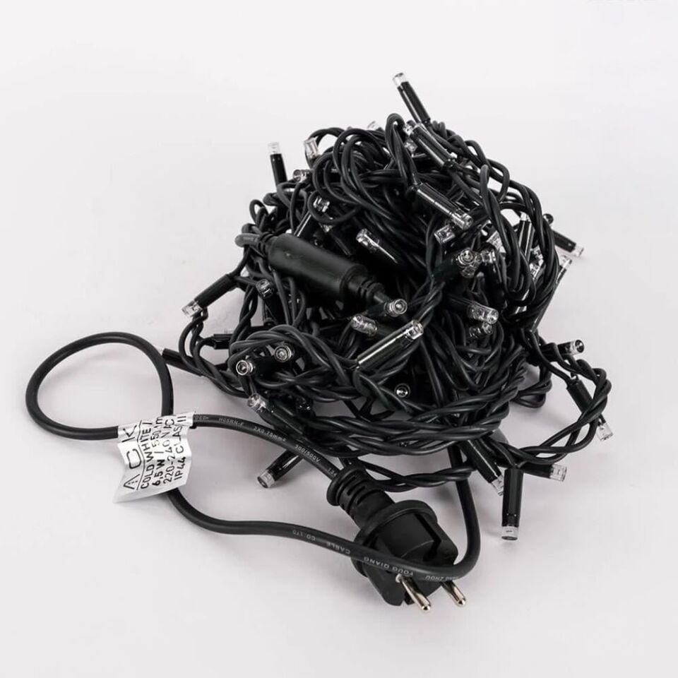 ACK 10Mt 100Led Rgb 220V Lüks Serı Yeşil Kablo Eklenebılır Led AS90-01109