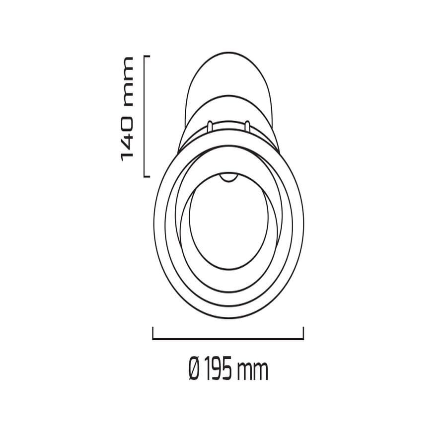 Goya Gy 3050-30 Beyaz Kasa 30W 40° 3000K Sıva Altı Cob Led Armatür