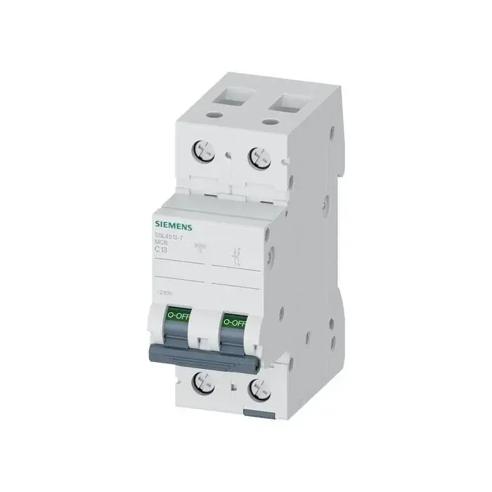 Siemens 13A; 1+N; 70Mm Otomat; Anahtarli Otomatik Sigorta; 10Ka; C Tipi; Yavaş Karakterli 5SL4513-7