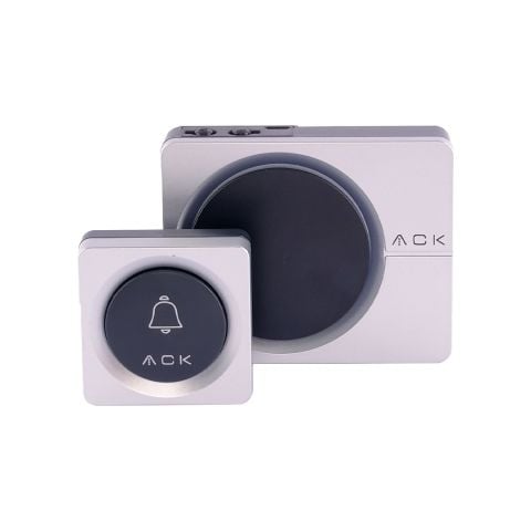 ACK 32 Melodili Uzaktan Kumandali Zil Gri/Siyah