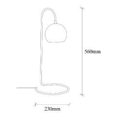 Aydinlatmadunyam Masa Lambasi Black Top-15-Nt-121