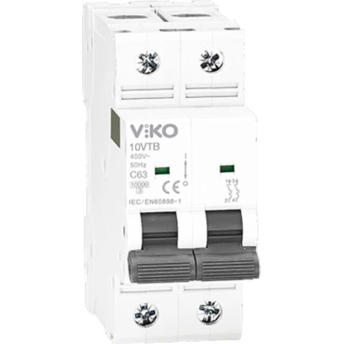 Viko 2 Kutuplu Otomatik Sigorta  2x6A C 4,5kA