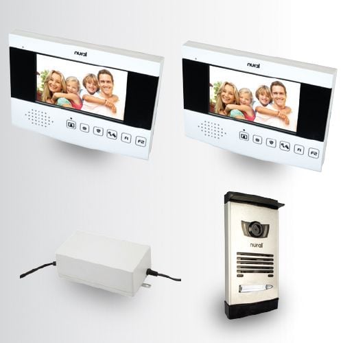 Nural 4,3 İnç Dokunmatik LCD Görüntülü Villa Kit 2 Şubeli