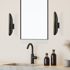 Aydinlatmadunyam Aplik BlackYellow Cut-11830