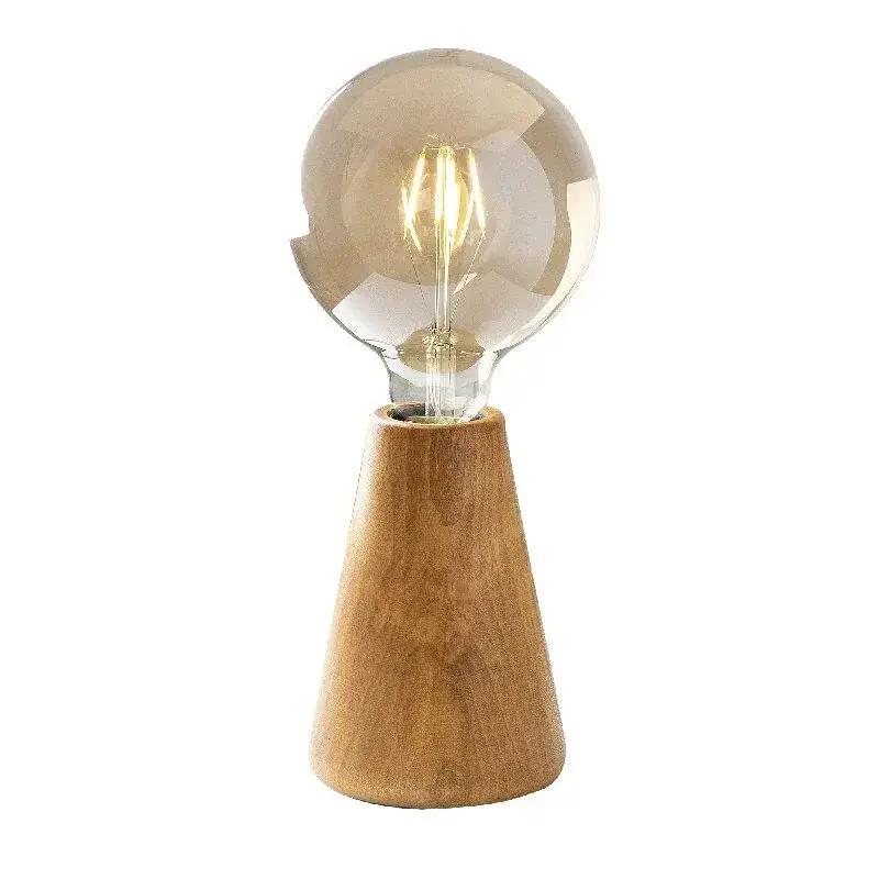 Aydinlatmadunyam Masa Lambasi Wooden Torna-Nt-129