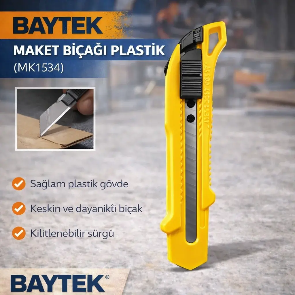 Baytek Maket Biçagi Plastik (Mk1534)