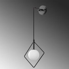Aydinlatmadunyam Aplik BlackWhite Geometri-11120