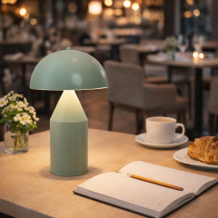 Ack Metal Masa Lambasi Yesil Gövde E27