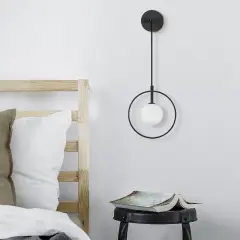 Aydinlatmadunyam Aplik BlackWhite Geometri-11125