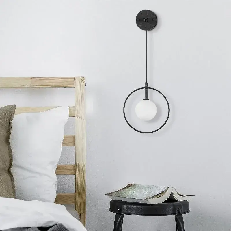 Aydinlatmadunyam Aplik BlackWhite Geometri-11125