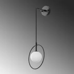 Aydinlatmadunyam Aplik BlackWhite Geometri-11125