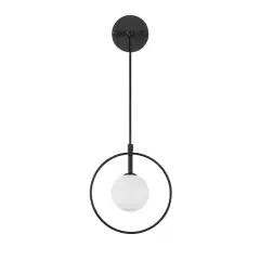 Aydinlatmadunyam Aplik BlackWhite Geometri-11125