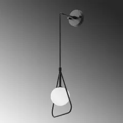 Aydinlatmadunyam Aplik BlackWhite Geometri-11130