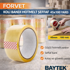 Forvet Koli Bandi Holtmelt Seffaf 45 X100 Yrd