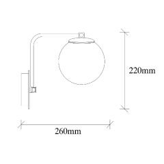 Aydinlatmadunyam Aplik Gold Daisy-146-1
