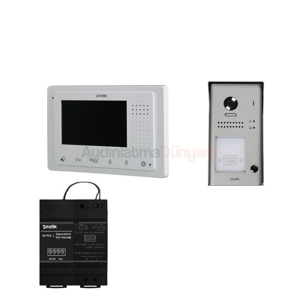 Pratik Villa Set 4 Daire 4.3 inç Görüntülü Paket